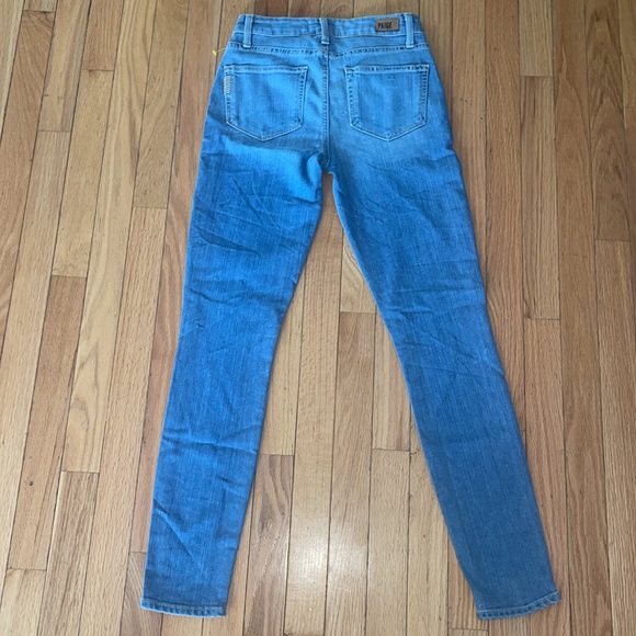 Paige Verdugo Transcend 2.0  Mid Rise light wash Ankle  jeans size 25 NWT - Picture 8 of 11